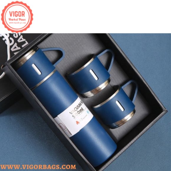 Vacuum Flask Thermos Cup & Luxury Coffee Mug Table Top USB Charging Combo Pack - Picture 5 of 12